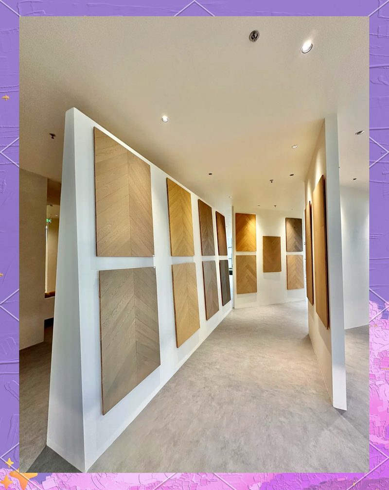 展厅装修材料配套项目工程现场图_展厅装修材料